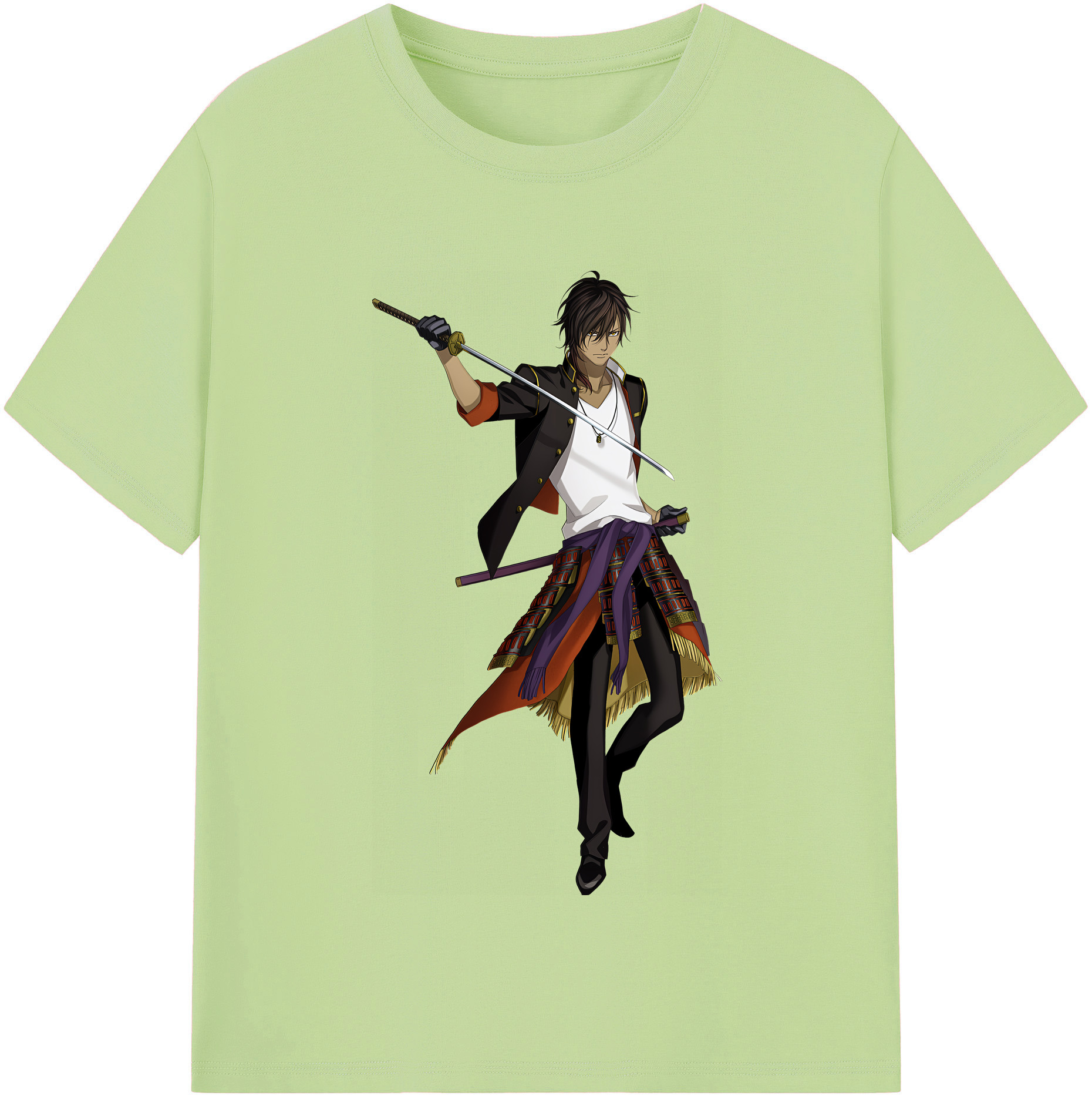 （画像用） 刀剣乱舞 Touken Ranbu 綿100％半袖Tシャツ（フロントプリント）